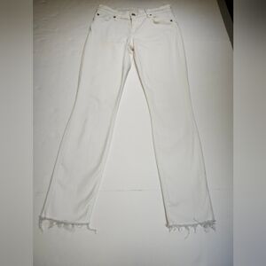 7 for all mankind white jeans